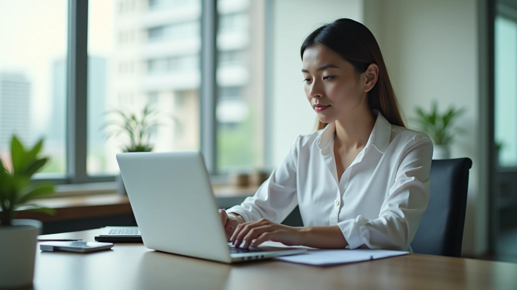 Researcher analyzing Malaysian housing market data and property statistics